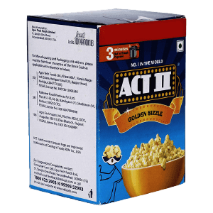 ACT II Golden Sizzle 5 in 1 Multipack, 210g
