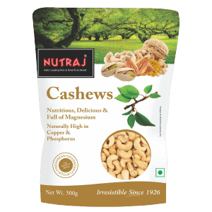 Nutraj Whole Cashew 500 g
