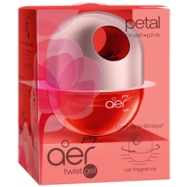 Aer Petal Crush Pink Car Freshner Twist Gel 45 g