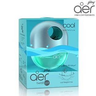 Aer Cool Blue Car Freshener Gel 45 g