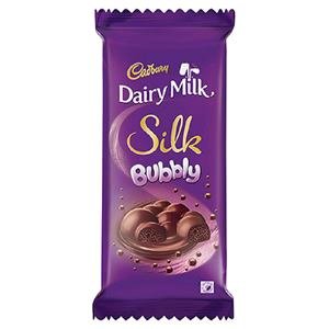 Cadbury Dairy Milk Silk Bubbly Chocolate 120 g