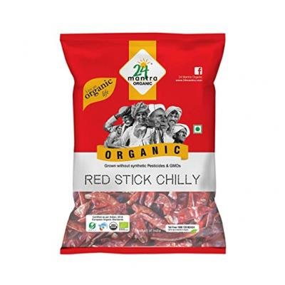 24 Mantra Organic Chilli Whole, 100 g