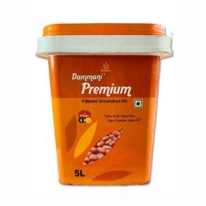 Dammani Groundnut Oil 5 L (Bucket)